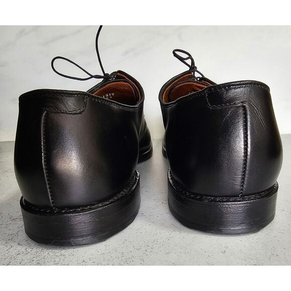 EUC Allen Edmonds Men\'s Black Leather Resoled Split Toe Delray Dress Shoes 15 B